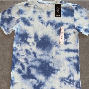 Original Use Blue Tie Dye Short Sleeve Shirt